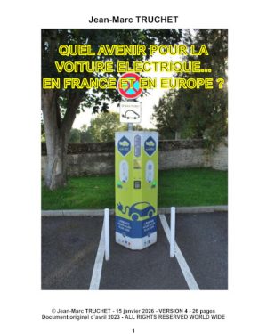 L'AVENIR DE LA VOITURE ELECTRIQUE